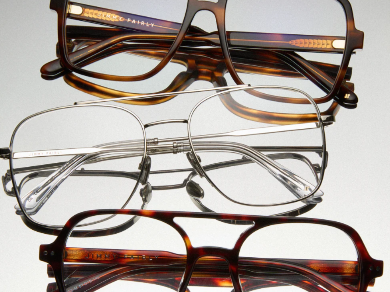 glasses from Jimmy Fairly