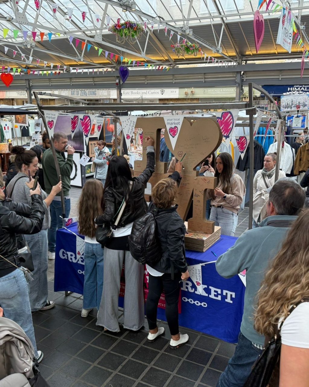 Visitors telling us why they love Greenwich Market