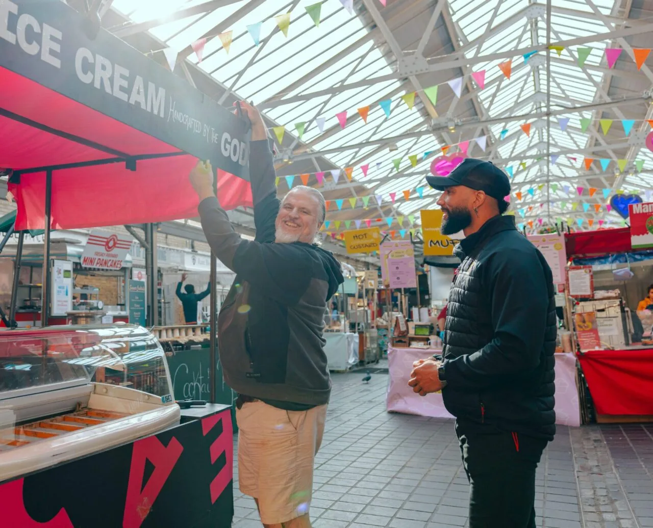 Our story is embedded deep within our traders at Greenwich Market