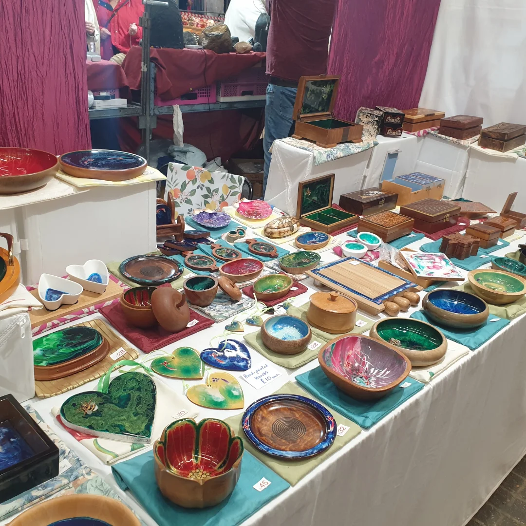 Maggie Mosley Art stall at Greenwich Market